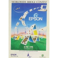 EPSON CHAMPIONSHIP JUNE 7 1991 - KATALOG BRYDŻOWY - 1