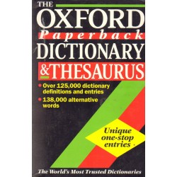 OXFORD PAPERBACK DICTIONARY AND THESAURUS 1997 - 1