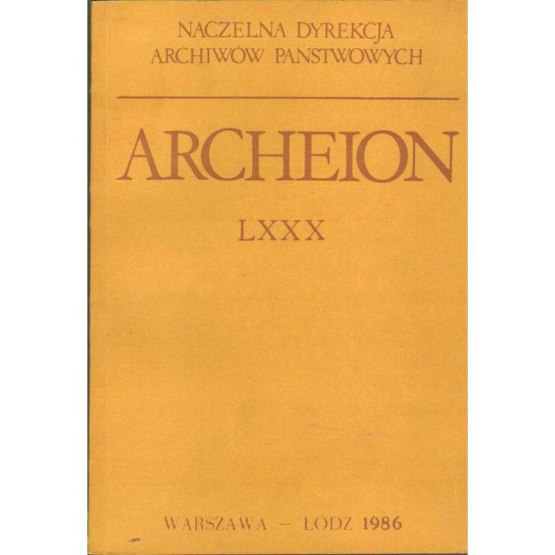 ARCHEION - LXXX - 1986 - 1