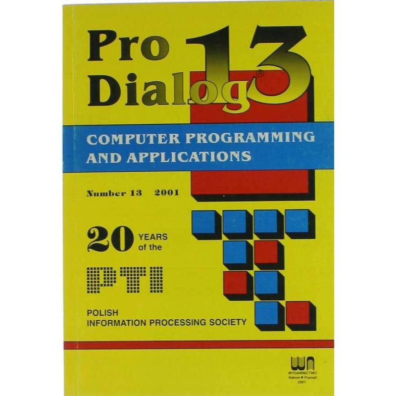 PRO DIALOG 13/2001 - COMPUTER PROGRAMMING - 1