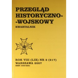PRZEGLĄG HISTORYCZNO-WOJSKOWY KWARTALNIK 2007 - 1