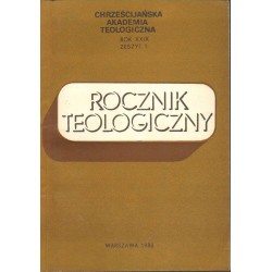 ROCZNIK TEOLOGICZNY CHAT 1988 ZESZYT 1 - 1