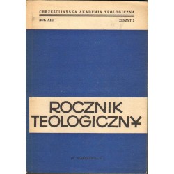 ROCZNIK TEOLOGICZNY CHAT 1971 ZESZYT 2 - 1