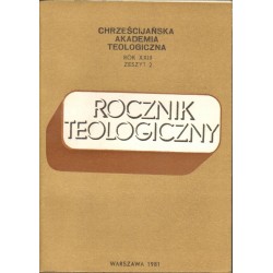 ROCZNIK TEOLOGICZNY CHAT 1981 ZESZYT 2 - 1
