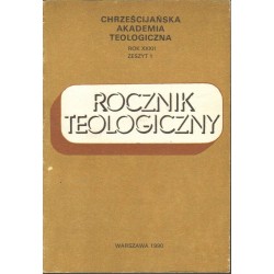 ROCZNIK TEOLOGICZNY CHAT 1990 ZESZYT 1 - 1