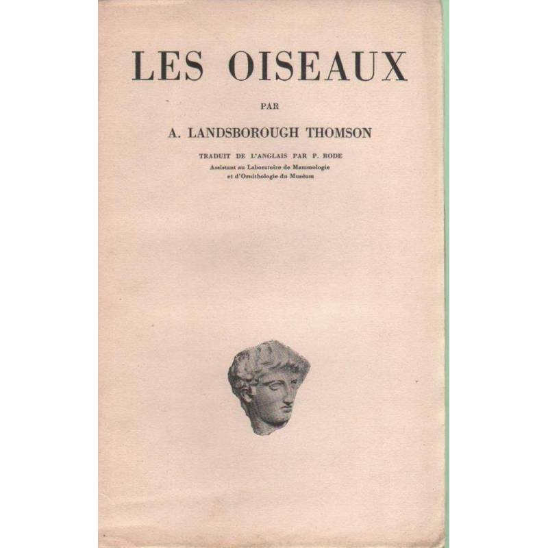 LES OISEAUX - INTRODUCTION A L' ORNITHOLOGIE 1934 - 1