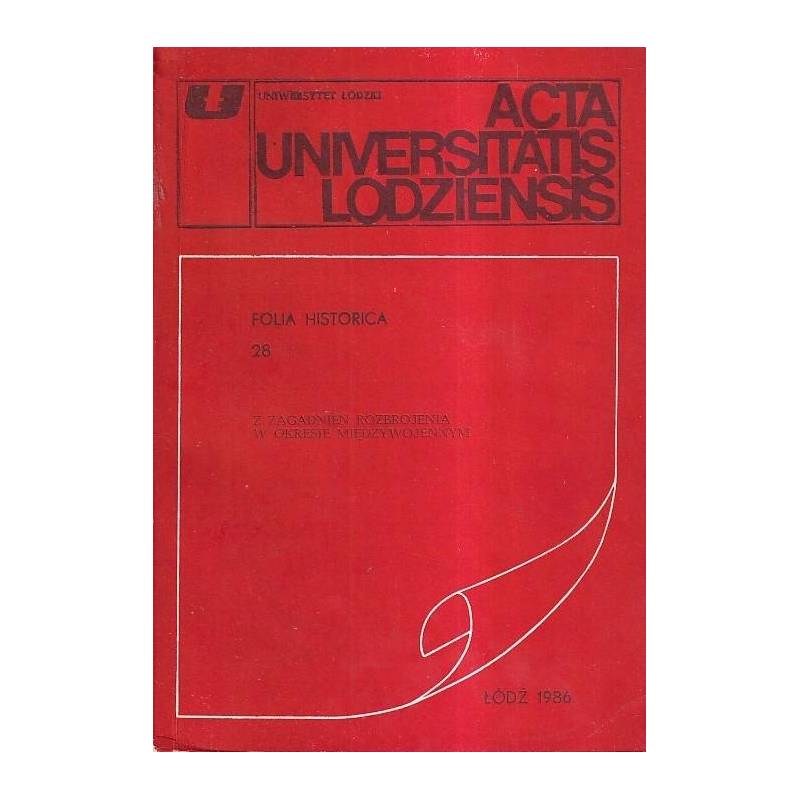 ACTA UNIVERSITATIS LODZIENSIS - NR 28 - 1
