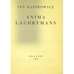 ANIMA LACHRYMANS - JAN KASPROWICZ (1930) - 2