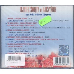 OJCIEC ŚWIĘTY W OJCZYŹNIE 1997 ZAKOPANE - CD - Unikat Antykwariat i Księgarnia