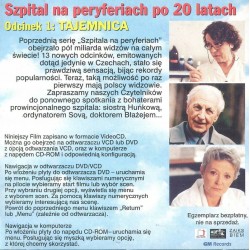 SZPITAL NA PERYFERIACH PO 20 LATACH - ODC. 1 - VCD - Unikat Antykwariat i Księgarnia