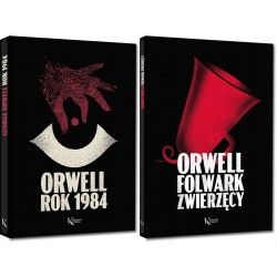 ROK 1984 + FOLWARK ORWELL ZWIERZĘCY TWARDA ILUST.