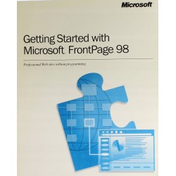 GETTING STARTED WITH MICTOSOFT FRONTPAGE 98 - Unikat Antykwariat i Księgarnia