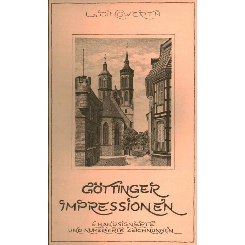 GOTTINGER IMPRESSIONEN - 5 RYCIN - DINGWERTH - Unikat Antykwariat i Księgarnia
