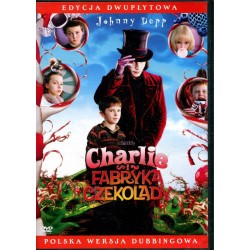 CHARLIE I FABRYKA CZEKOLADY - TIM BURTON - DVD - Unikat Antykwariat i Księgarnia