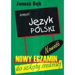 JĘZYK POLSKI new EGZAMIN - BĄK - Unikat Antykwariat i Księgarnia