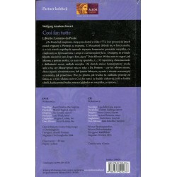WIELKIE OPERY 19 - MOZART COSI FAN TUTTE DVD + CD - Unikat Antykwariat i Księgarnia