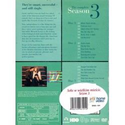 SEX AND THE CITY - SEASON 3 - 3 DVD - Unikat Antykwariat i Księgarnia