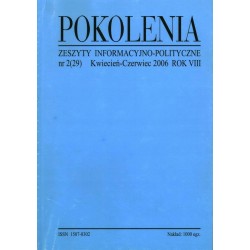 POKOLENIA ZESZYTY INFORMACYJNO-POLITYCZNE 2/2006 - Unikat Antykwariat i Księgarnia