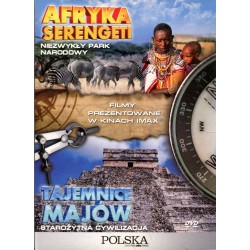AFRYKA SERENGETI + TAJEMNICE MAJÓW - DVD - Unikat Antykwariat i Księgarnia