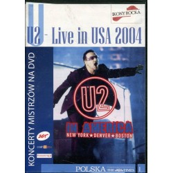 U2 - LIVE IN USA 2004 - DVD - Unikat Antykwariat i Księgarnia
