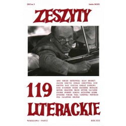 ZESZYTY LITERACKIE NR 119 2012 - Unikat Antykwariat i Księgarnia