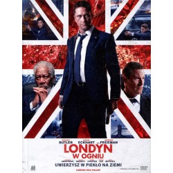 LONDYN W OGNIU - GERARD BUTLER, MORGAN FREEMAN DVD - Unikat Antykwariat i Księgarnia
