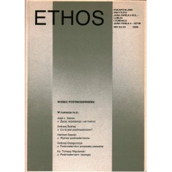 KWARTALNIK ETHOS - NR 33-34 ROCZNIK 1996 - Unikat Antykwariat i Księgarnia