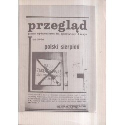 PRZEGLĄD 5/1980 - POLSKI SIERPIEŃ - Unikat Antykwariat i Księgarnia