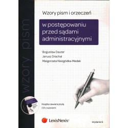 WZORY PISM W POSTĘPOWANIU SĄDAMI ADMINISTACYJNYMI - Unikat Antykwariat i Księgarnia