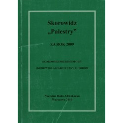 SKOROWIDZ PALESTRY ZA ROK 2009 - Unikat Antykwariat i Księgarnia