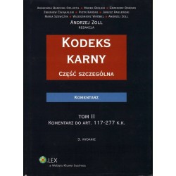 KODEKS KARNY CZĘŚĆ SZCZEGÓLNA - TOM 2 - KOMENTARZ - Unikat Antykwariat i Księgarnia