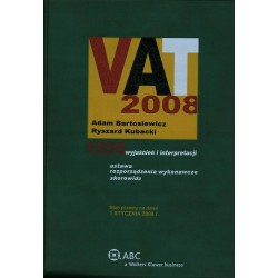 VAT 2008 - BARTOSIEWICZ, KUBACKI - Unikat Antykwariat i Księgarnia