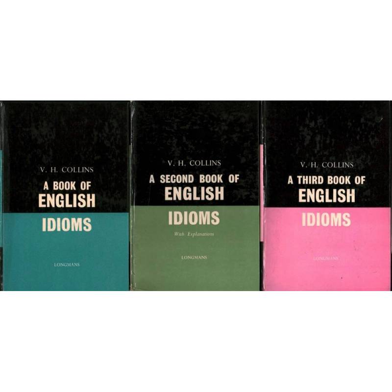 BOOK OF ENGLISH IDIOMS - 3 TOMY - V. H. COLLINS - Unikat Antykwariat i Księgarnia