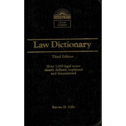 BARRON'S LAW DICTIONARY - STEVEN H. GIFIS - Unikat Antykwariat i Księgarnia