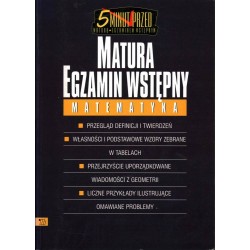 MATURA EGZAMIN WSTĘPNY MATEMATYKA - 5 MINUT PRZED - Unikat Antykwariat i Księgarnia
