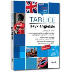 Tablice: język angielski (+ rozmówki) - Jacek Paciorek, Małgorzata Dagmara Wyrwińska, Małgorzata Brożyna - Unikat Antykwariat i 