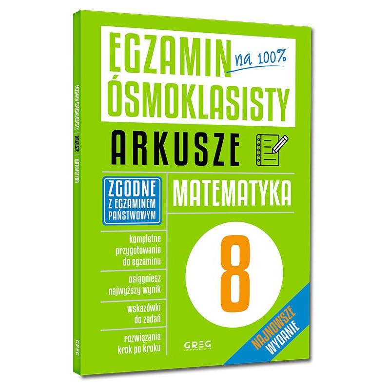 Egzamin ósmoklasisty - arkusze - matematyka - 2023 - Roman Gancarczyk - Unikat Antykwariat i Księgarnia