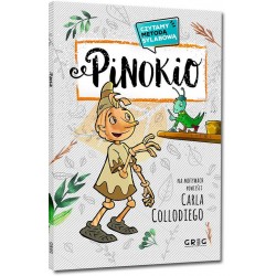 Pinokio - czytamy metodą sylabową - Alicja Karczmarska-Strzebońska (na motywach powieści Carla Collodiego) - Unikat Antykwariat 