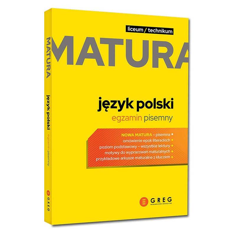 Matura - język polski - egzamin pisemny - 2023 - praca zbiorowa - Unikat Antykwariat i Księgarnia