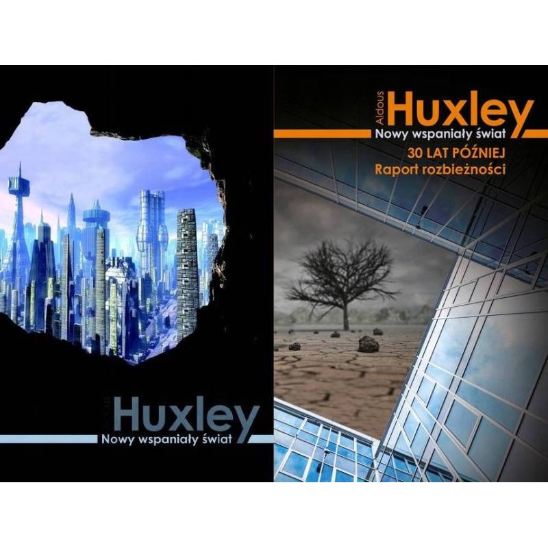 Nowy wspaniały świat + 30 lat później - Huxley - Unikat Antykwariat i Księgarnia