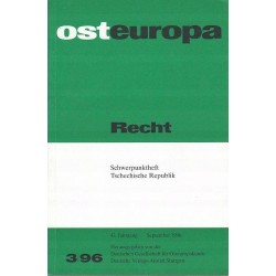 OSTEUROPA - RECHT - 3/96 - Unikat Antykwariat i Księgarnia