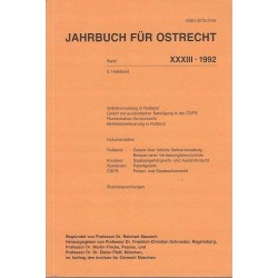 JAHRBUCH FUR OSTRECHT - TOM 1 I 2 - Unikat Antykwariat i Księgarnia