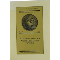 KONSTYTUCJONALIZM WE WSPÓŁCZESNYM ŚWIECIE - Unikat Antykwariat i Księgarnia