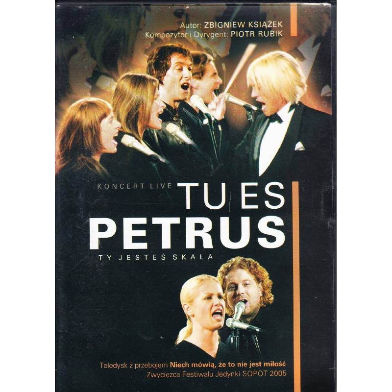 TU ES PETRUS - PIOTR RUBIK - DVD - Unikat Antykwariat i Księgarnia