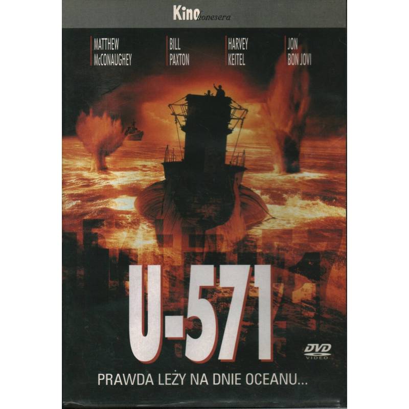 U-571 - MCCONAUGHEY, PAXTON - DVD - Unikat Antykwariat i Księgarnia