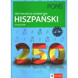 PONS 250 ĆWICZEŃ ZE SŁOWNICTWA HISZPAŃSKI - Unikat Antykwariat i Księgarnia