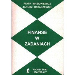 FINANSE W ZADANIACH - MASIUKIEWICZ, OSTASZEWSKI - Unikat Antykwariat i Księgarnia