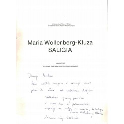SALIGIA - MARIA WOLLENBERG-KLUZA + AUTOGRAF - Unikat Antykwariat i Księgarnia