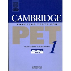 CAMBRIDGE PRACTICE TESTS FOR PET 1 TEACHER'S BOOK - Unikat Antykwariat i Księgarnia