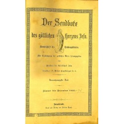 DER SENDBOTE DES GOTTLICHEN HERZENS JESU (1893) - Unikat Antykwariat i Księgarnia